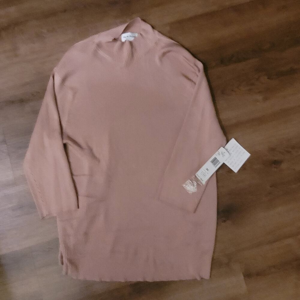 Rena Rowen 3x sweater 100% silk knit nwt pink